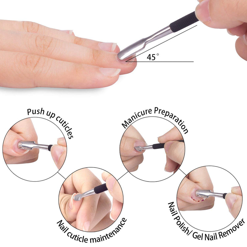 [Australia] - Cuticle Trimmer, Manicure Tools With Cuticle Cutter, Professional-Grade Cuticle Remover, Black, Suitable for Home, Beauty Salon，Nail Salon 