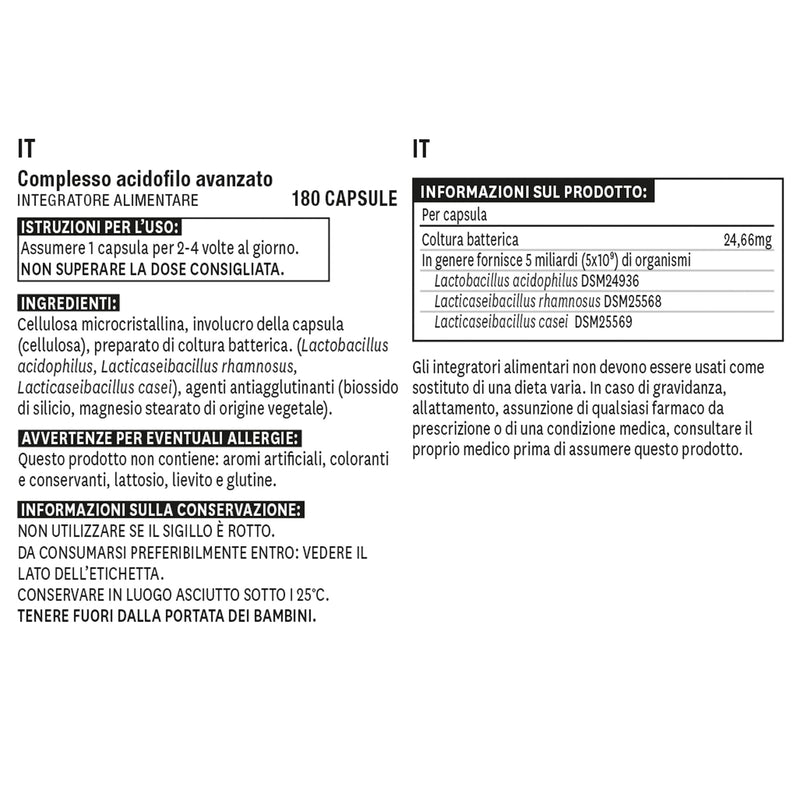 [Australia] - Natures Aid Acidophilus Complex, 5 Billion Bacteria, 180 Capsules (Lactobacillus Acidophilus, Lactobacillus Rhamnosus, Lactobacillus Casei, Good Bacteria, Shelf Stable, Vegan Society Approved) 