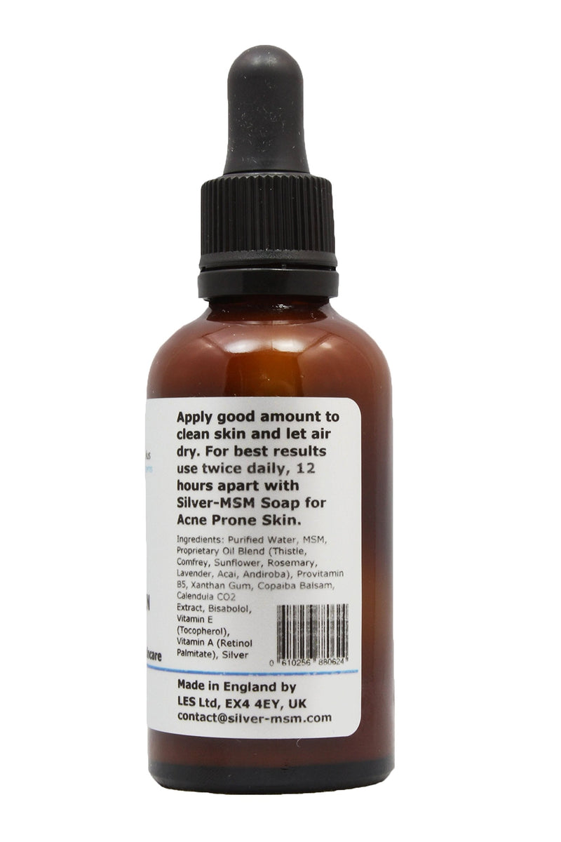 [Australia] - argentum plus Silver-MSM Serum for Acne Prone Skin 50 ml Dropper/Pipette 