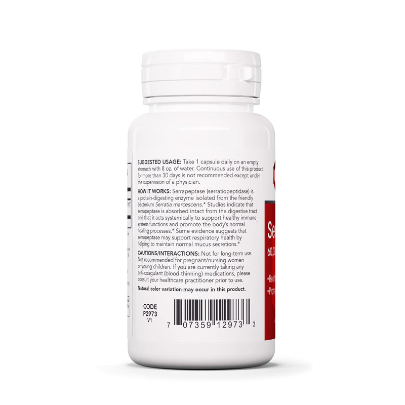 [Australia] - Protocol Serrapeptase - Protein Digestive Enzymes - Gut Health - 60 Veg Caps 