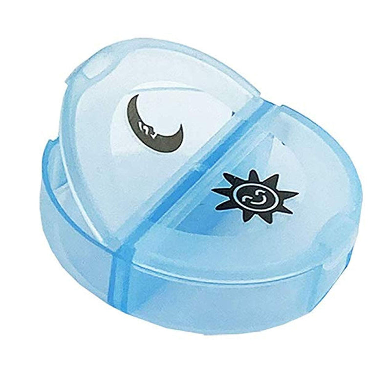 [Australia] - JFA Medical Weekly Cylindrical Pill Box Organiser/Reminder for Medicines Supplements, Vitamins, 7days, 2 compartments per Day 
