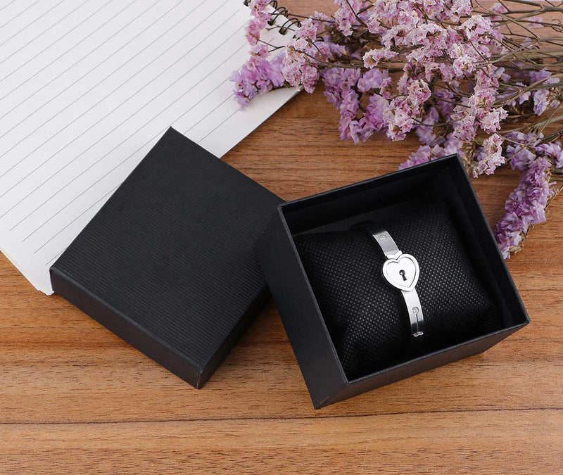 [Australia] - Sdootjewelry Single Watch Boxes, 12 Pack Bangle Bracelet Watch Boxes for Men and Women-Black 