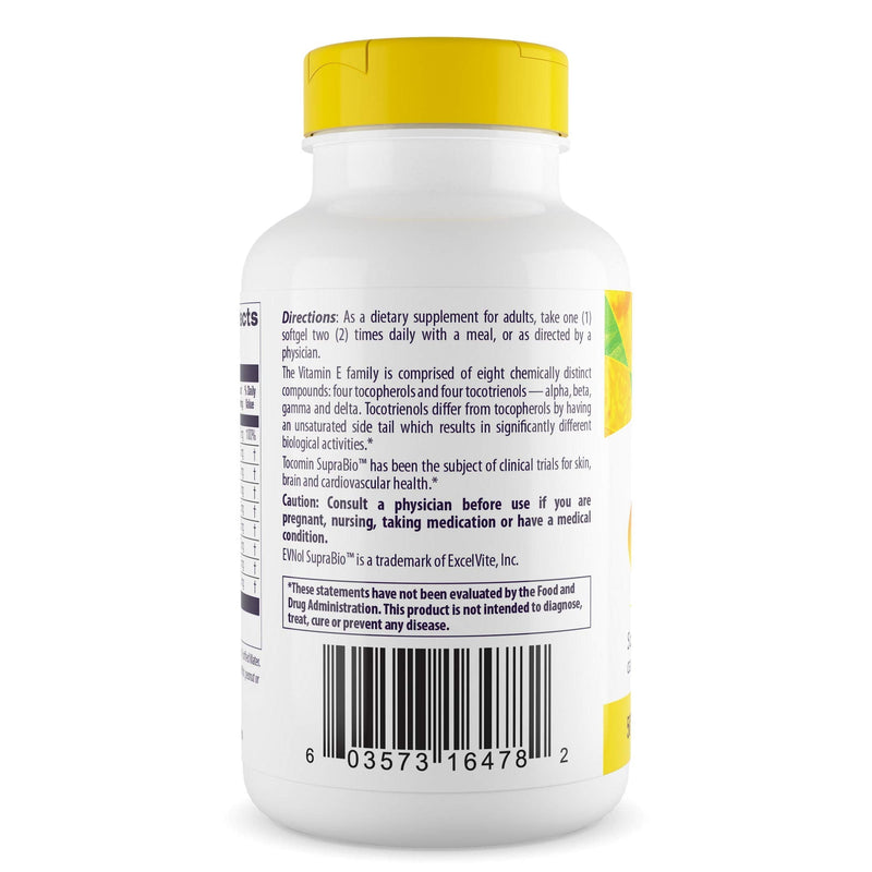[Australia] - Healthy Origins Tocomin SupraBio Tocotrienols 50 mg Softgels, Multicolor, 150 Count 150 Count (Pack of 1) 