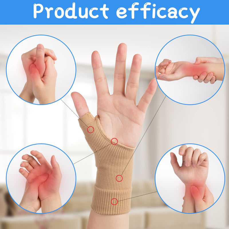 [Australia] - Thumb Arthritis Compression Gloves(2 PAIRS) ,comfortable Compression Glove with Soft Gel Pads, Lightweight wrist Support Braces ,Pain relief , Carpal Tunnel (Black) Black 