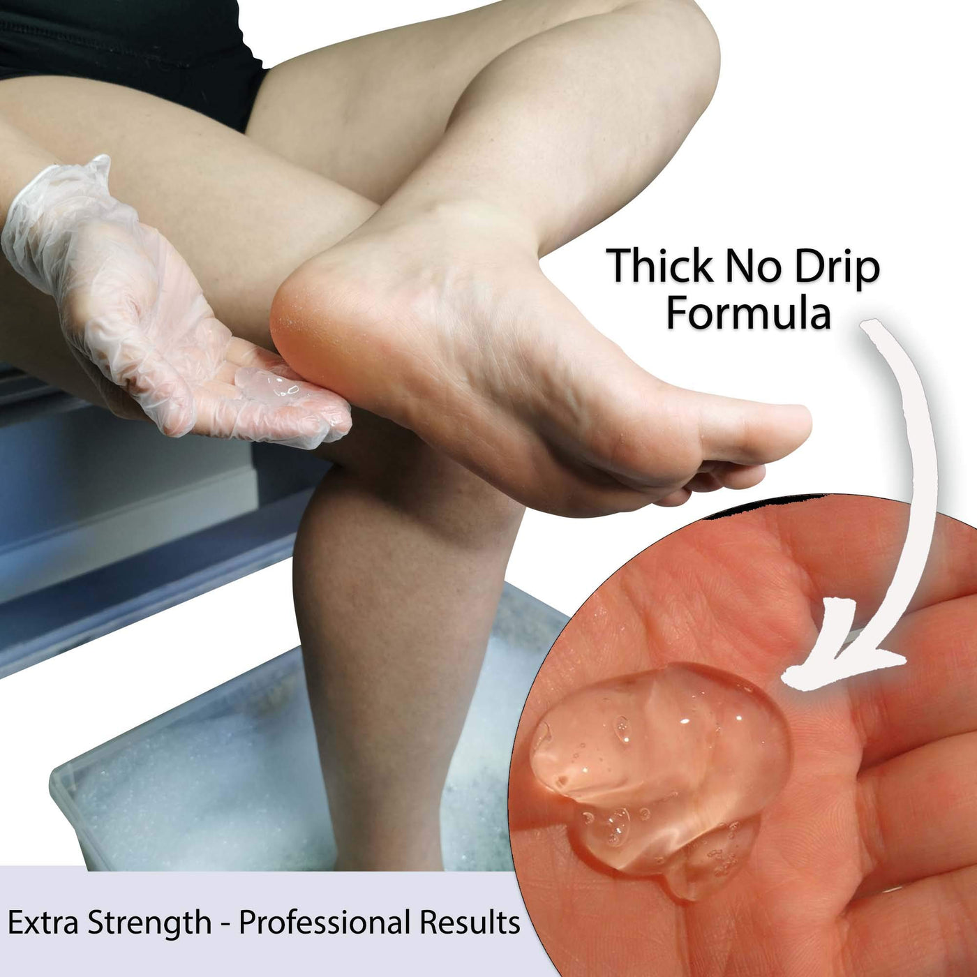 8oz Callus Remover Gel for Feet for A Professional Pedicure. Better