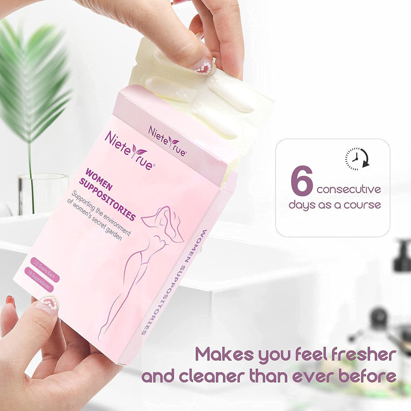 [Australia] - Nieteyrue Disposable Women Applicators (20 Packs) & Suppositories for Women (18 PCS) -- Support Feminine Health 