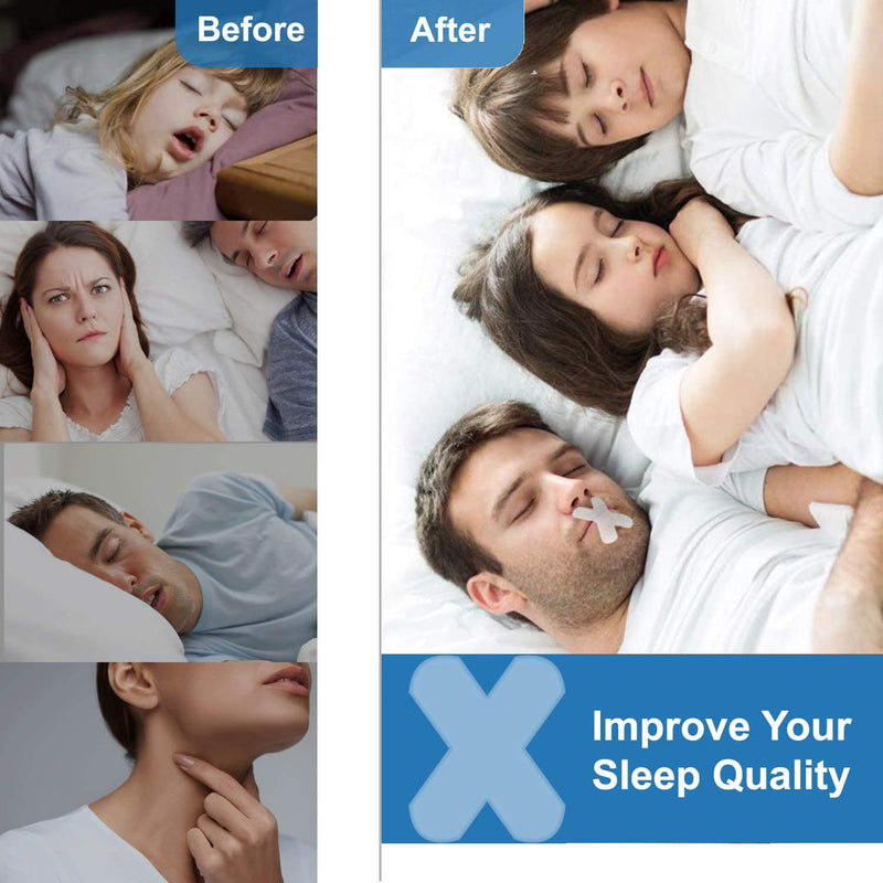 [Australia] - 120 Pcs Sleep Strips,Anti Snoring Devices Advanced Gentle Mouth Tape for Sleeping Stop Snoring Mouth Tape for Better Nose Breathing Sleep Aids Mouth Sleep Strips for Snoring Reduction. 