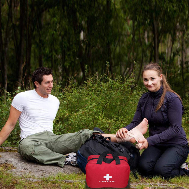 [Australia] - Aoutacc Nylon First Aid Empty Kit,Compact and Lightweight First Aid Bag for Emergency at Home, Office, Car, Outdoors, Boat, Camping, Hiking(Bag Only) 1 