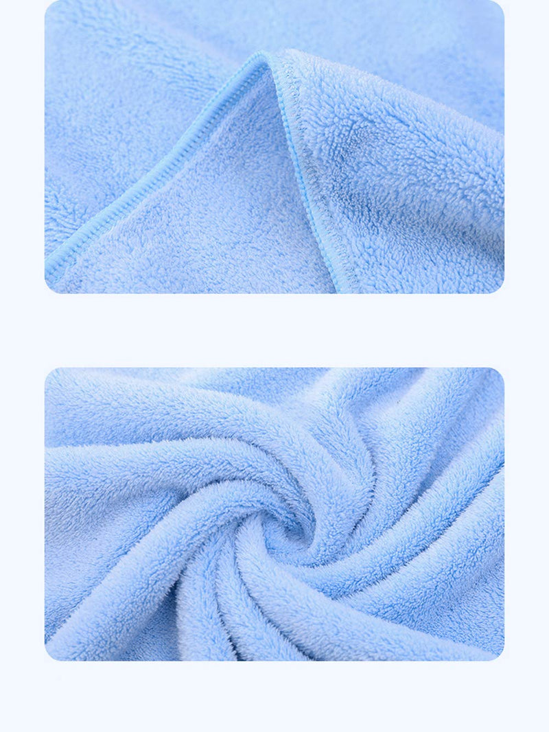 [Australia] - xiulifeifei Luxury Hotel Bath Towels High Density Fleece Towel Sets - Super Soft and Absorbent,Beach Towels Multi Purpose Towels for Pool， Lint Free, Bath Towel and Towel Set (Blue) Blue 
