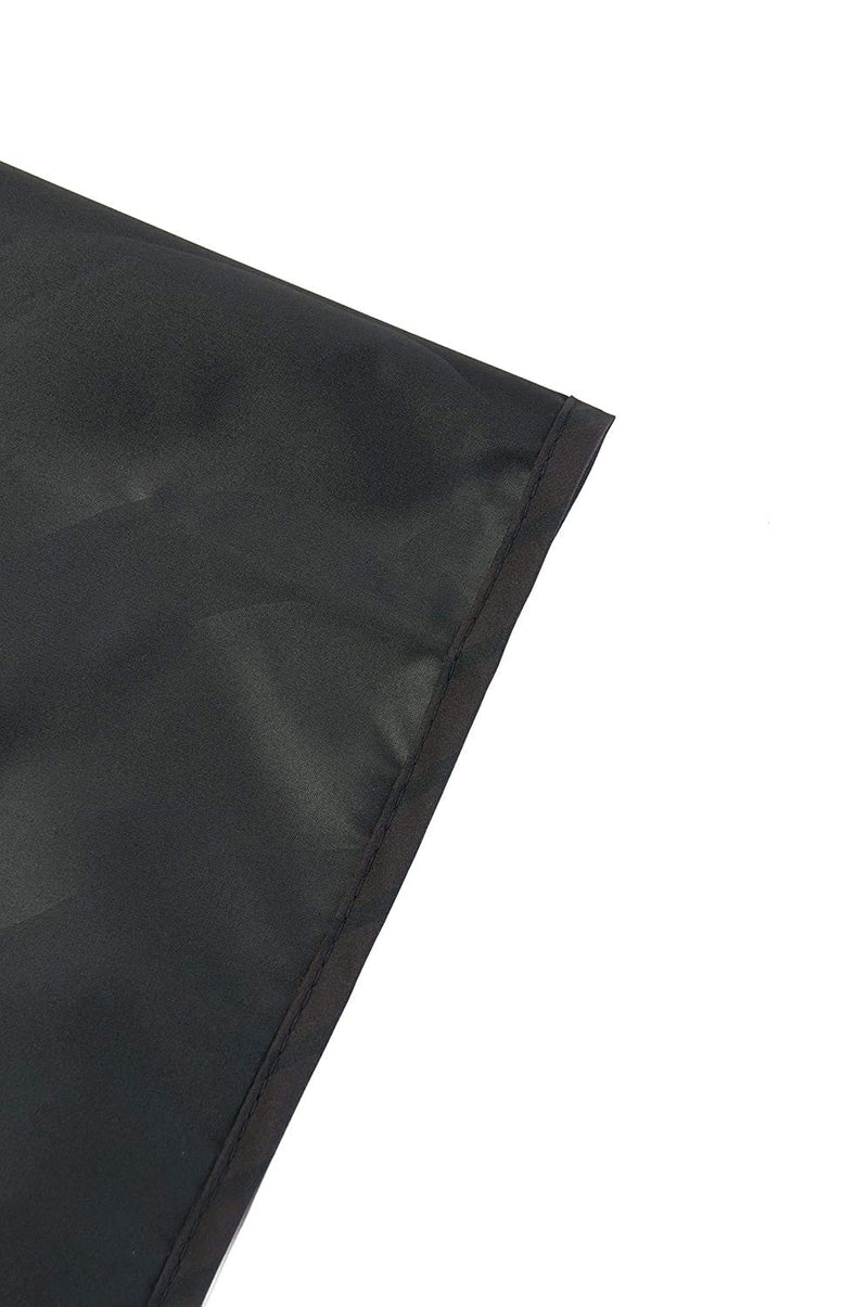 [Australia] - Betty Dain Bleach-proof All Purpose Styling Cape, Material Defends Against Bleach Stains, Color Proof, Chemical Proof, Waterproof, Lightweight Embossed Nylon, Black 