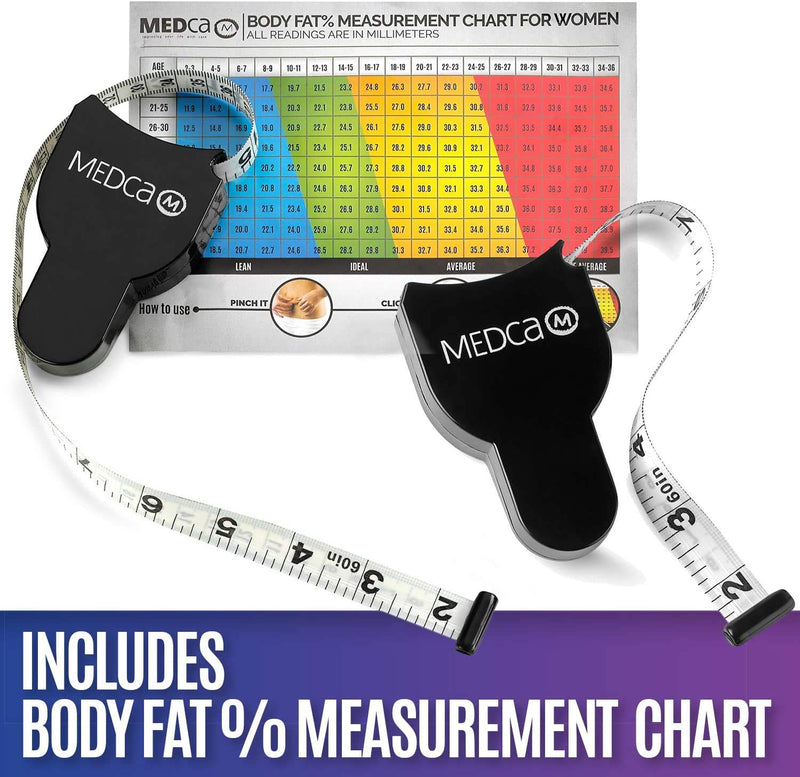 [Australia] - Body Tape Measure - (4 Pack) Measuring Tape for Body and Body Fat Measuring Device Fitness & Weight Monitors, (Inches & cm) Retractable Tapes Measure Ruler for Accurate Body Fat Calculator 