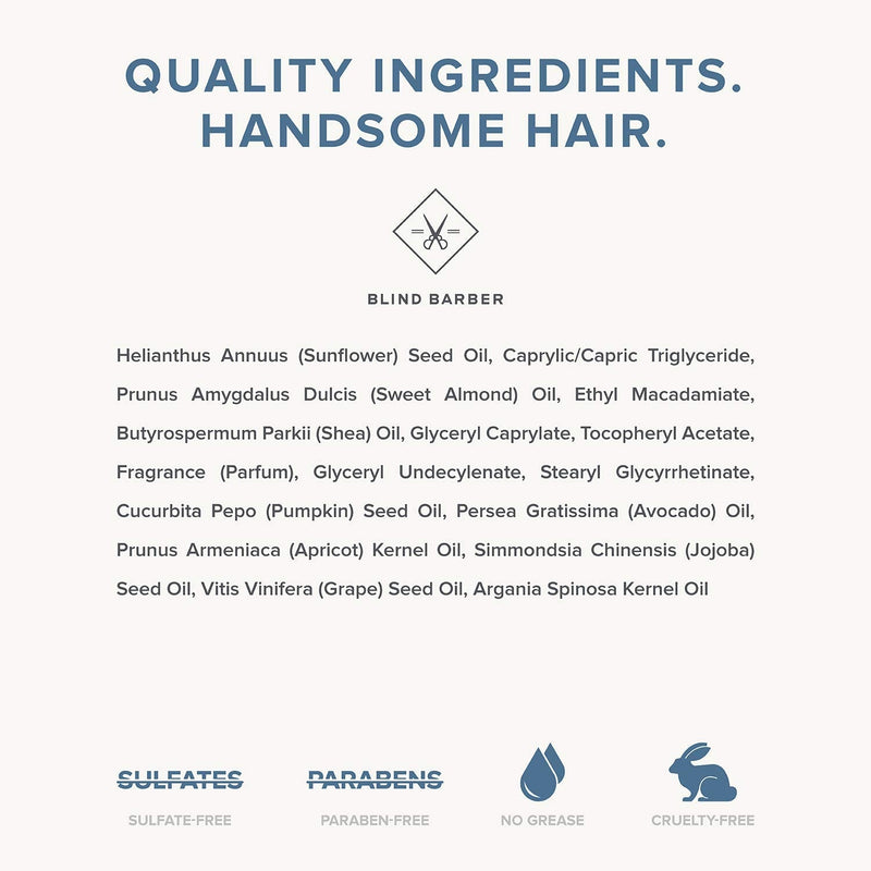 [Australia] - Blind Barber Replenishment Beard Oil: Nourishing Oil for Beard Styling and Hydrating Skin (30ml) 5373 