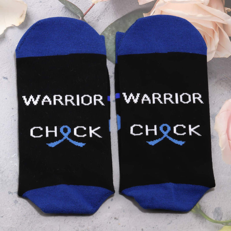 [Australia] - G2TUP Blue R Support Diabetes Gift for Diabetic Emergency Chick Medical Alert Diabetic Socks Warrior Chick 20 