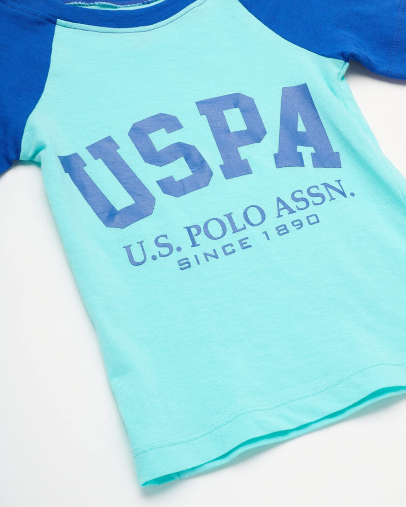 [Australia] - U.S. Polo Assn. Boys' Pajama Set - 4-Piece Multipack Sleepwear Bundle (Toddler/Little/Big Boy) Blue Plaid 2T 