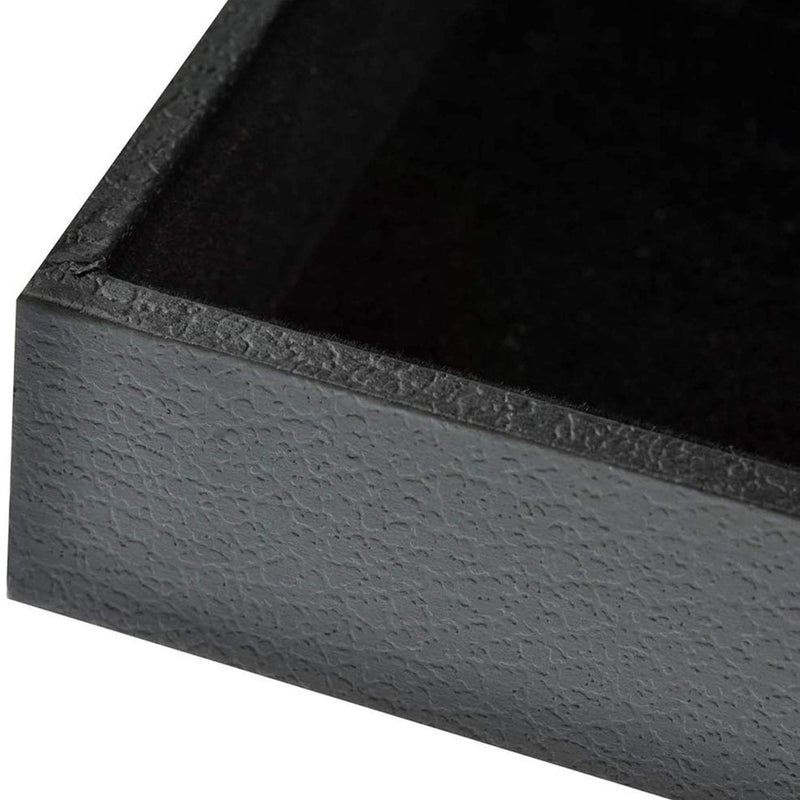 [Australia] - Pimuza Black Velvet Stackable 12 Grid Jewelry Tray for Women Gemstone Pendant,Diamond,Showcase Display Organizer Holder Storage Modern Box Case Pad Stackers for Valet Closet,Decorate Vanity Table 