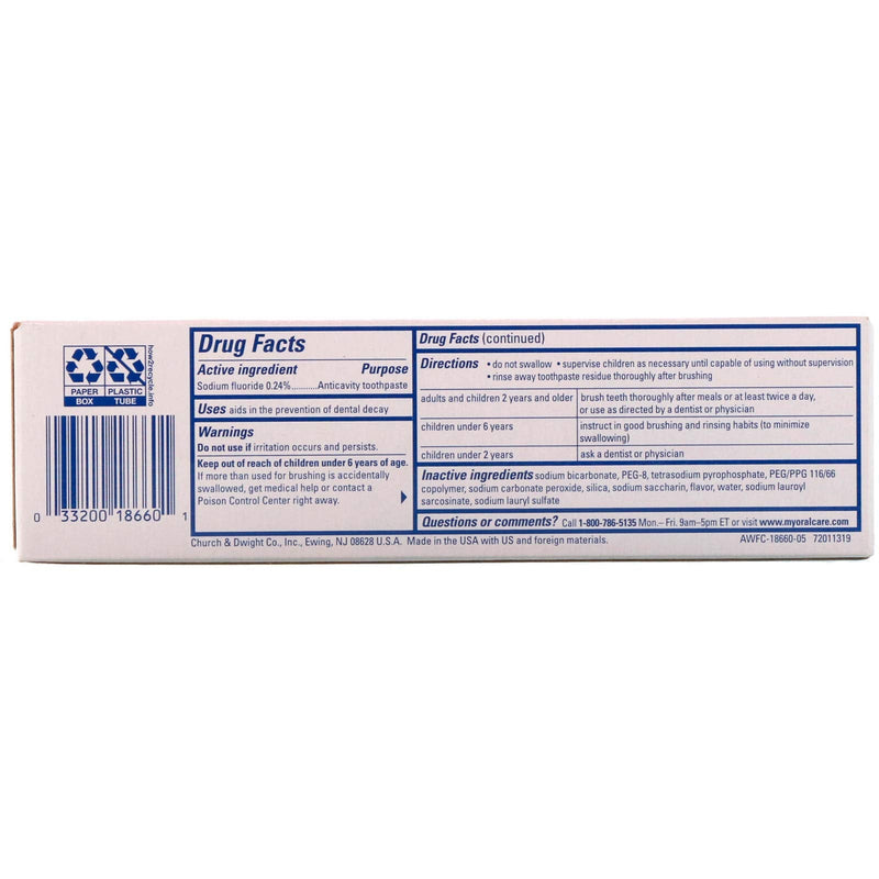 [Australia] - ARM & HAMMER Advance White Baking Soda & Peroxide Toothpaste, Extreme Whitening 4.3 oz 