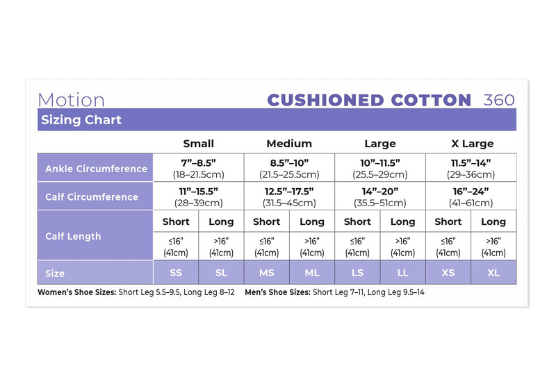 [Australia] - SIGVARIS Men’s Motion Cushioned Cotton 360 Closed Toe Calf-High Socks 20-30mmHg 