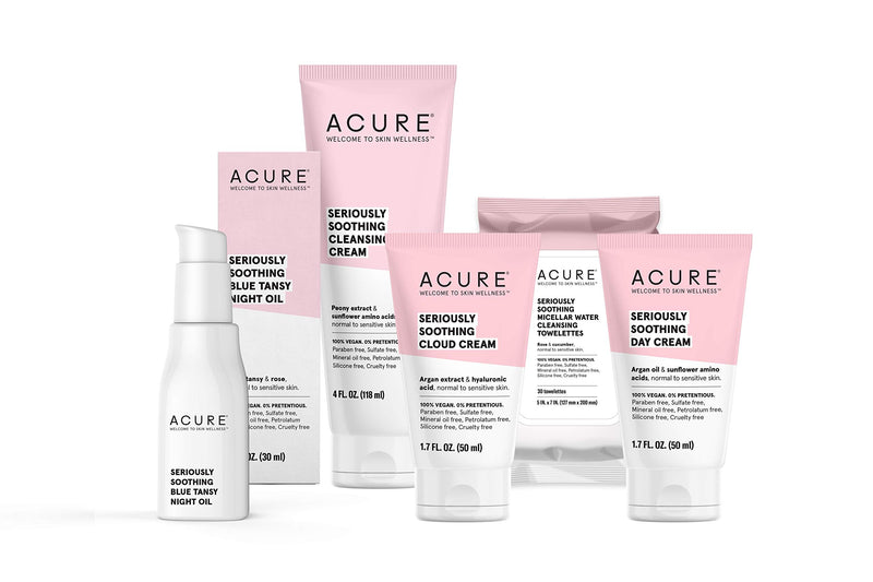 [Australia] - Acure Seriously Soothing 24HR Moisture Lotion 100% Vegan Cocoa Butter & Colloidal Oatmeal, Unscented, 8 Fl Oz 