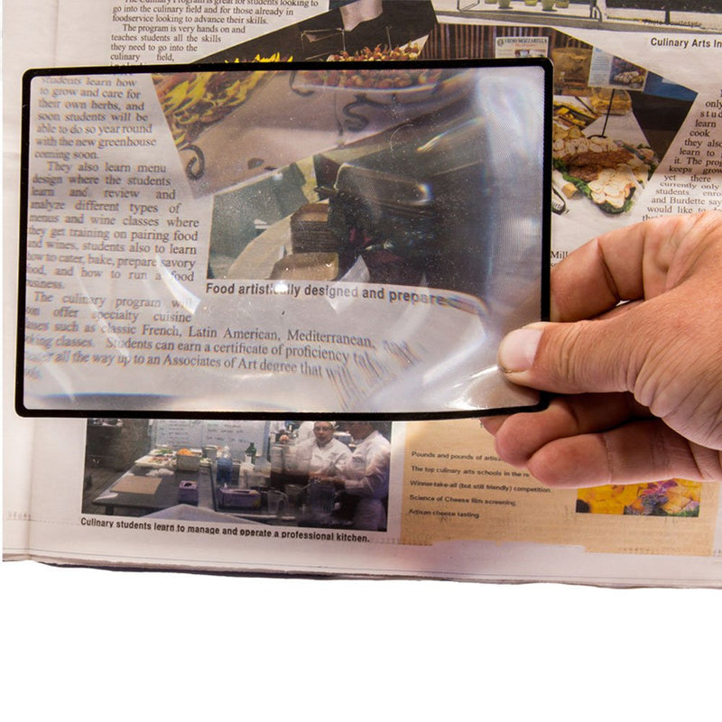 [Australia] - Premium 7" Page Magnifier Fresnel Lens for Reading 