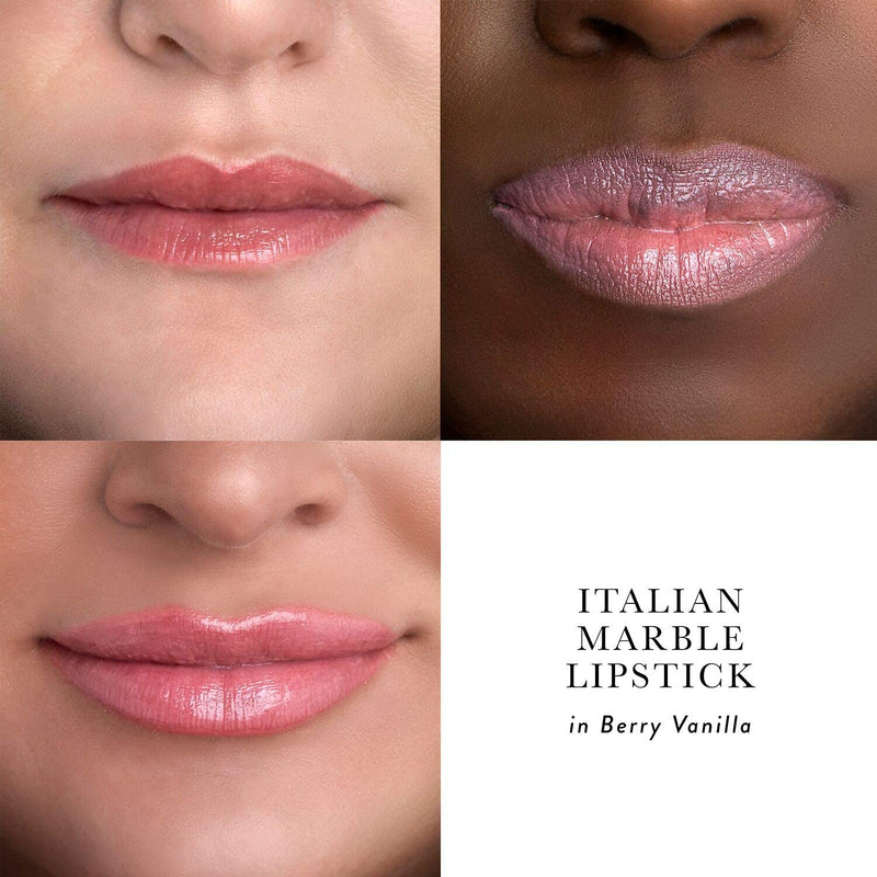 [Australia] - LAURA GELLER NEW YORK Italian Marble Hydrating Lightweight Long Lasting Lipstick With Vitamin E & Castor Seed Oil, Berry Vanilla 