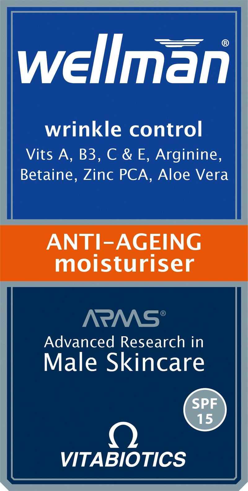 [Australia] - Vitabiotics Wellman Anti-Ageing Moisturiser - 50 ml 