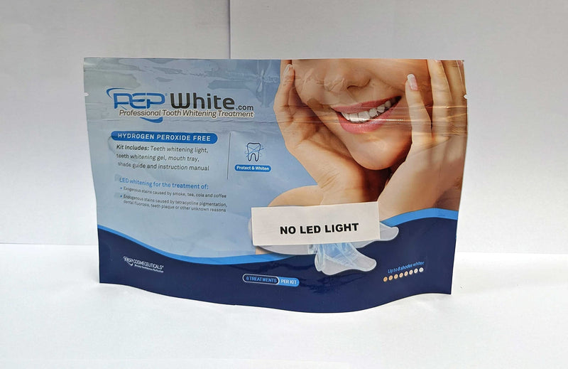 [Australia] - PEP-WHITE - ZERO PEROXIDE Teeth Whitening Advanced Gel - The Worlds Most Effective Peroxide Free Exclusive Formula Pro Home Teeth Whiten Tooth Whitening Dental Care (TEETH WHITENING) 3x GEL Bleaching Kit Advanced Light Whitener & Special Delivery bette... 