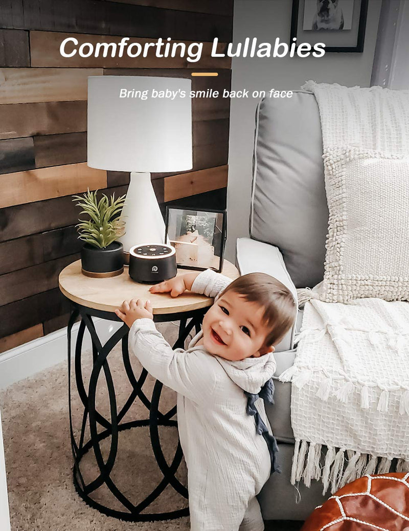 [Australia] - White Noise Machine - Dreamegg Sound Machine for Baby Kid Adult, Noise Machine for Sleeping with 24 Calming Sound, Ambient Nightlight, Continuous or Timer, Loud Sleep Machine for Home Nursery Office 
