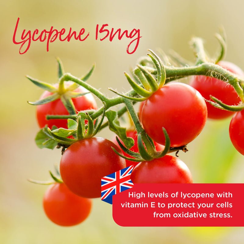 [Australia] - Healthspan Lycopene 15mg (2 Months Supply) | Natural Source Lycopene with Vitamin E | Rich in Tomato Phytonutrients | Non-GMO Tomatoes | Vegan 