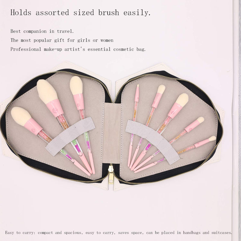[Australia] - Makeup Brush Bag Travel Brushes Case Bag Cosmetic Bag for Women and Girls Colorful Bag for makeup brush 