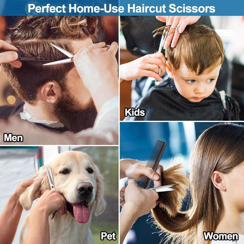 [Australia] - Bubuxy Hair Scissors, Premium Hairdressing Scissors, Professional Hair Cutting Kits Thinning Shears Hairdressing Set 