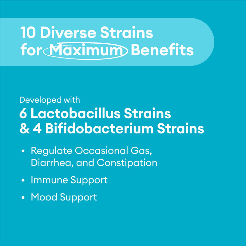 [Australia] - Physician's Choice Probiotics 60 Billion CFU - 10 Diverse Strains Plus Organic Prebiotic, Designed for Overall Digestive Health and Supports Occasional Constipation, Diarrhea, Gas & Bloating 1 Month Supply Probiotic 