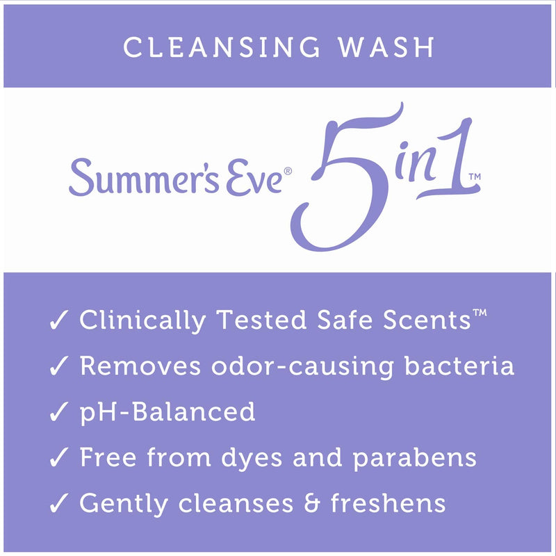 [Australia] - Summer's Eve Cleansing Wash | Delicate Blossom | 15 Ounce | Pack of 1 | pH-Balanced, Dermatologist & Gynecologist Tested 15 Fl Oz (Pack of 1) 