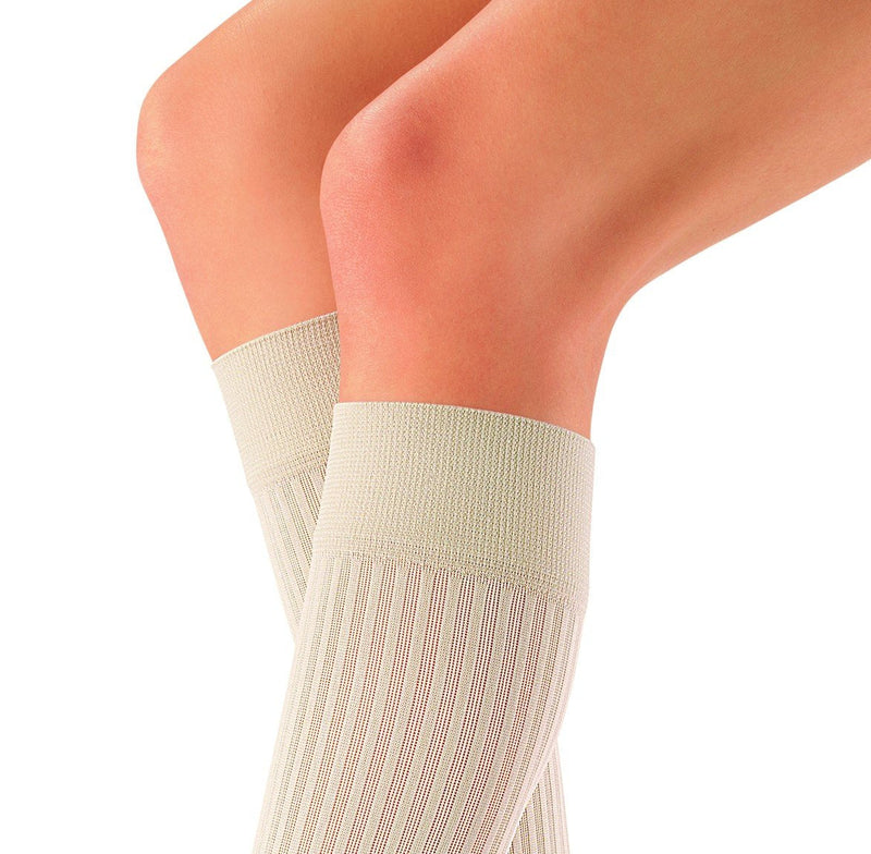 [Australia] - JOBST soSoft, Knee High Compression Socks, Ribbed, 8-15 mmHg, Sand, MD 