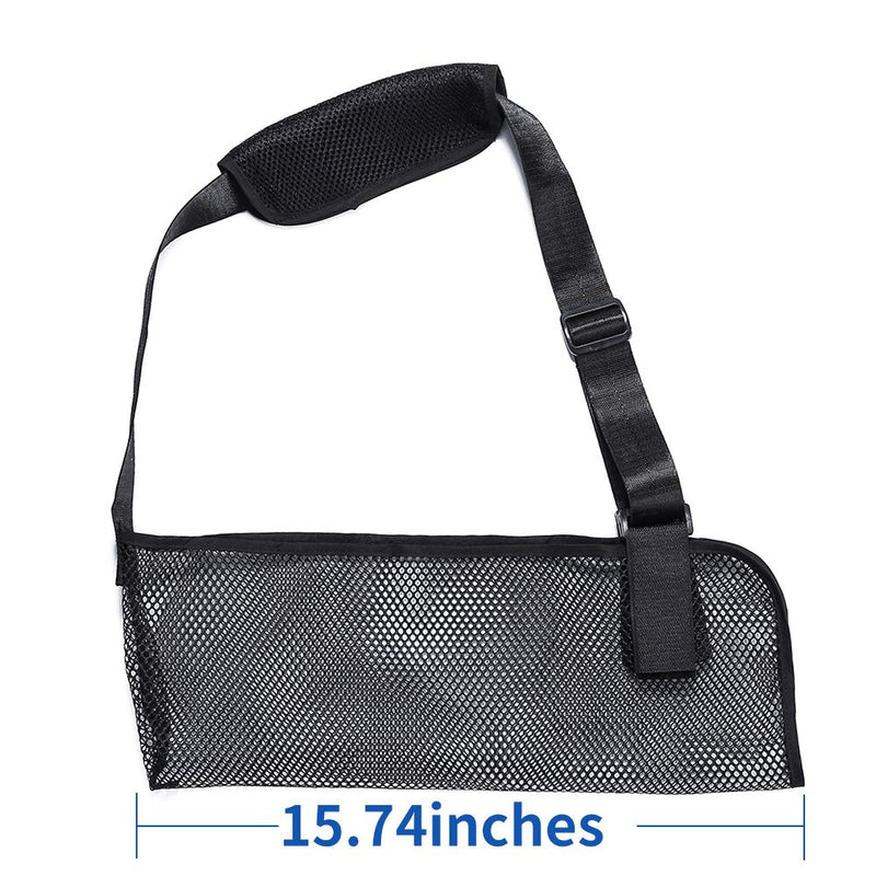 [Australia] - Cool Mesh Arm Sling Medical Shoulder Immobilizer Thumb Support Rotator Cuff Wrist Brace Strap Lightweight Breathable Comfort for Broken&Fractured Bones 