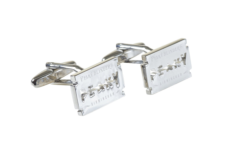 [Australia] - Peaky Blinders Cufflinks with Presentation Box Silver 