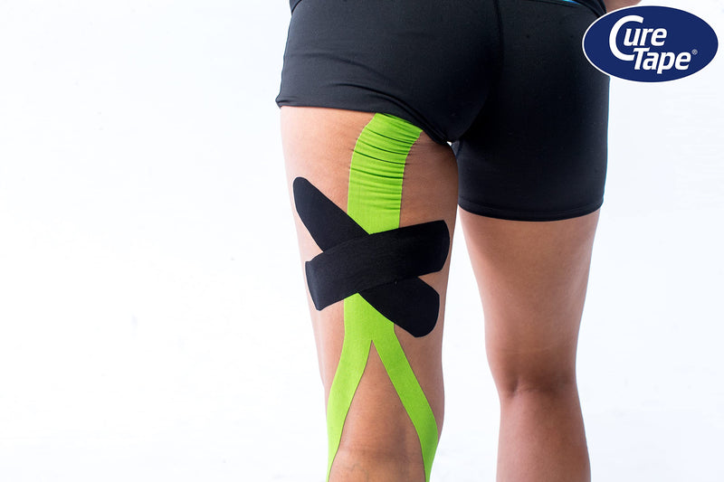 [Australia] - CureTape® Sports Kinesiology Tape | 30% Stronger Adhesion for Extreme Sporting Conditions | Waterproof & Quick Dry Viscose | Recover Faster, Train Harder! (Lime) Lime 