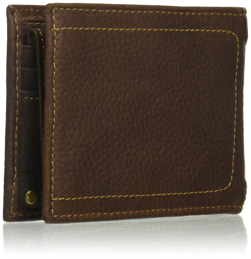 [Australia] - Carhartt Men's Billfold and Passcase Wallets, Durable Bifold Wallets, Available in Leather and Canvas Styles Brown 