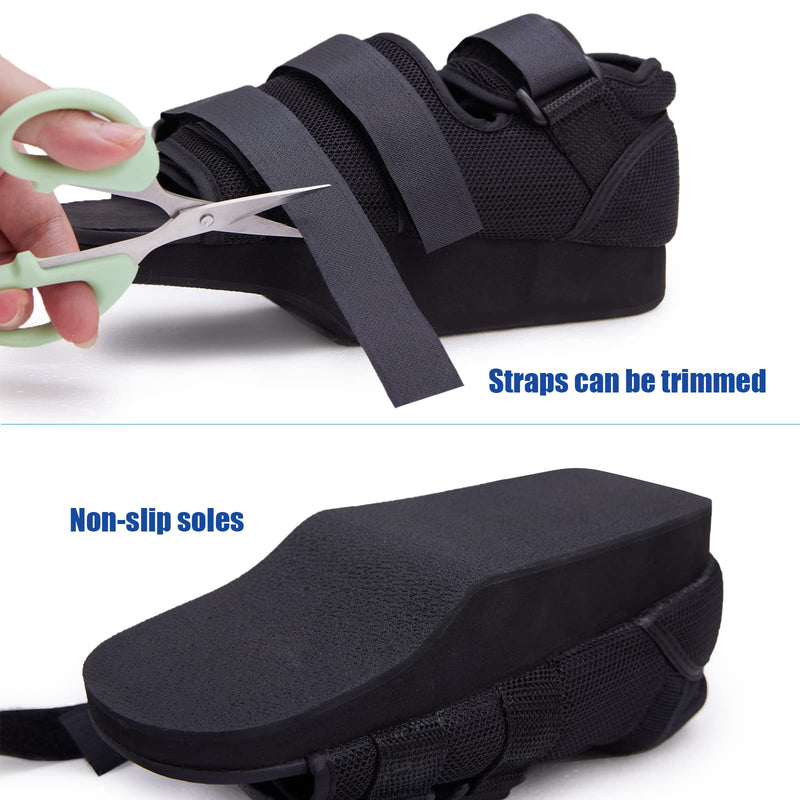 [Australia] - Offloading Post Op Shoe Forefoot Foot Shoes for Broken Toe Surgery Non Weight Medical Shoes for Men and Women（Large） Large 