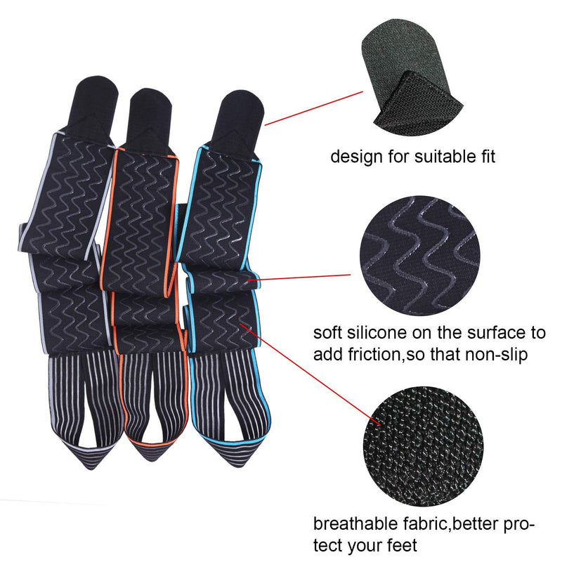 [Australia] - Ankle Support,Adjustable Ankle Brace Breathable Nylon Material Super Elastic and Comfortable,1 Size Fits all, Suitable for Sports (blue 1) blue 1 