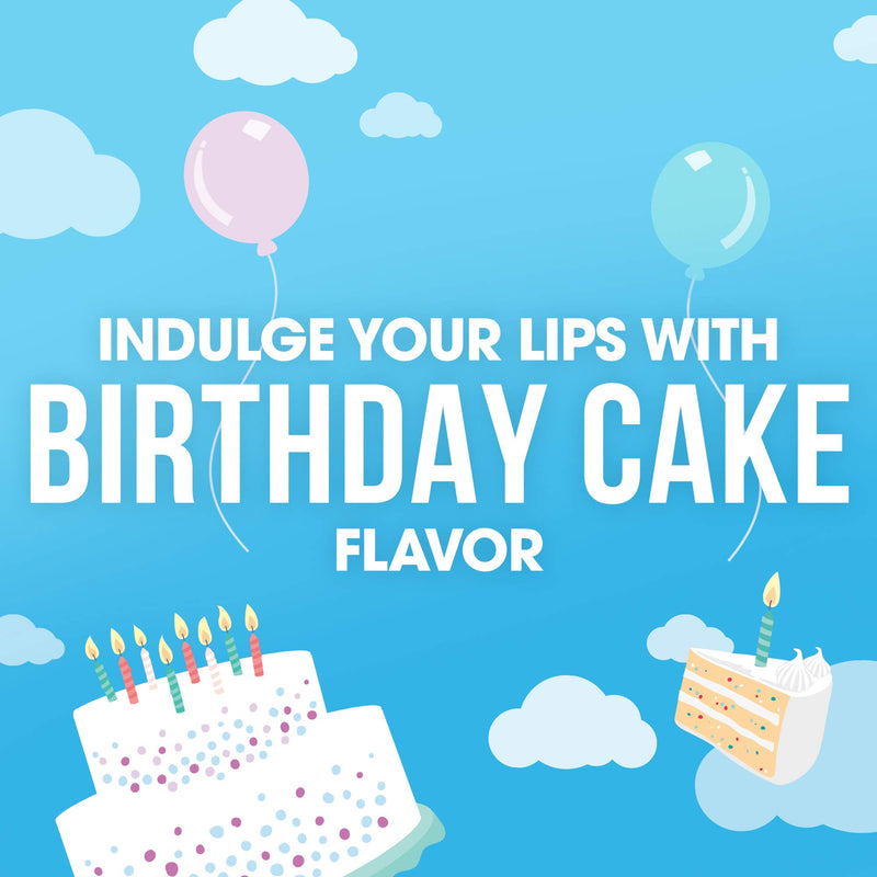 [Australia] - Chapstick Party Favor Lip Balm Gift Pack Happy Birthday 10 Sticks 0.15 oz Each 