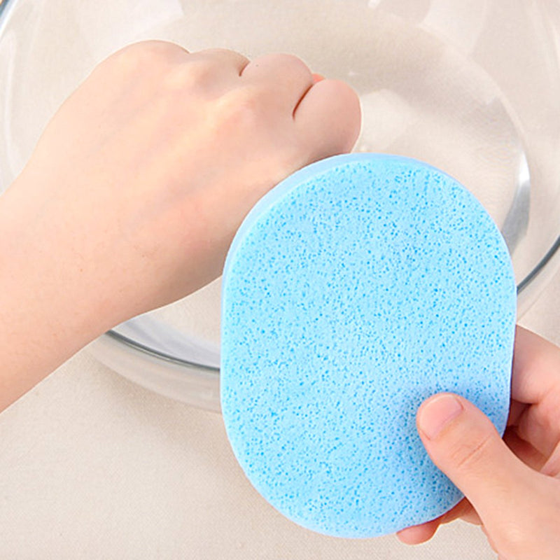 [Australia] - HANSGO 50 PCS Colorful Facial Cleansing Sponge, Wet Soft Powder Puff Make Up Cosmetic Beauty Sponge Blender Compressed Pad 