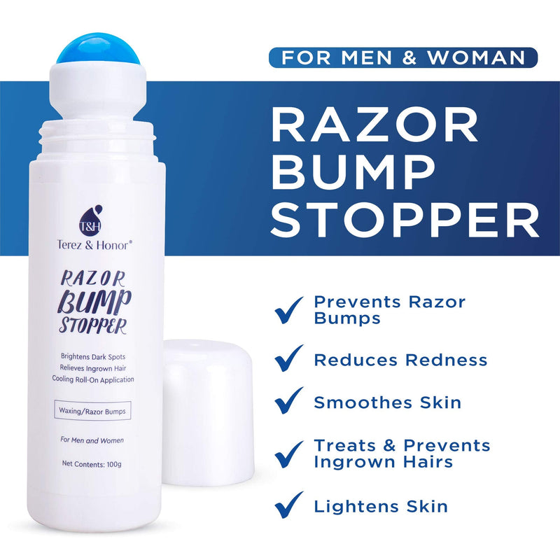 [Australia] - Razor Bump and Ingrown Hairs Serum - After Shave Solution Roll-On for Ingrown Hairs, Razor Burns and Razor Bumps for Men and Women 