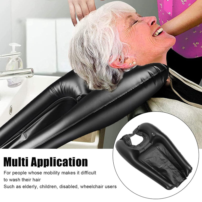 [Australia] - Inflatable Shampoo Bowl, Hair Washing Basin Quick Portable Shampoo Bowl Lightweight for Elderly, Disabled, Children, Elderly, Disabled, Pregnant, Injured 