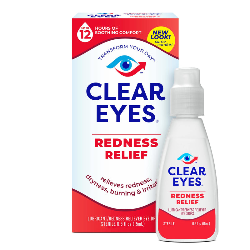 [Australia] - Clear Eyes Redness Eye Relief Eye Drops, 0.5 Fl Oz, Pack of 3 Redness Relief 0.5 Fl Oz (Pack of 3) 