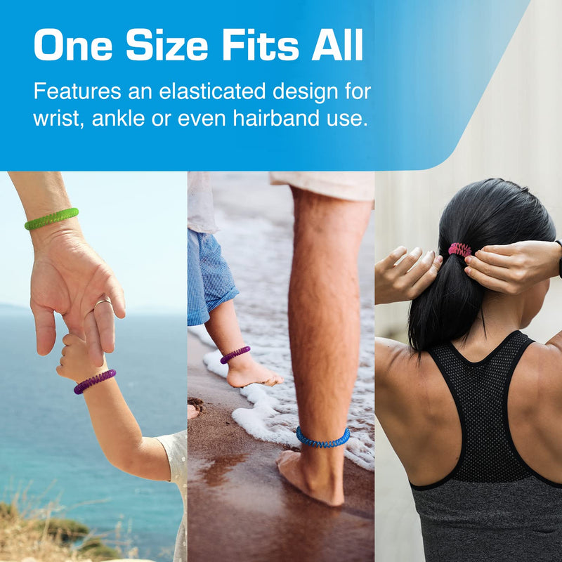 [Australia] - Active Era Mosquito Repellent Bracelet [10 Pack], Insect, Midge & Mosquito Bands - Powerful DEET Free Formula - Waterproof with 250 Hours / 10 Days of Protection for Adults and Kids 3+ 
