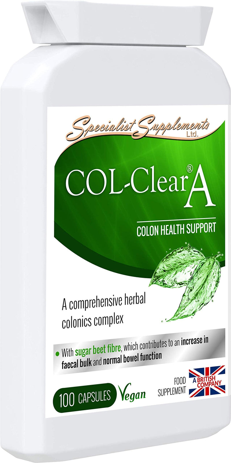 [Australia] - Specialist Supplements COL-Clear A Colon Health Support 100 Capsules, (Pack of 1) 