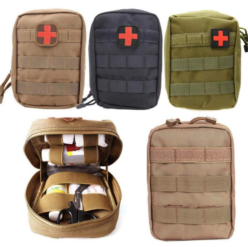 [Australia] - ETOPARS EMT Medical First Aid IFAK Pouch For Tactical MOLLE Compatible Gear Hikers Campers Outdoor Enthusiasts Khaki 