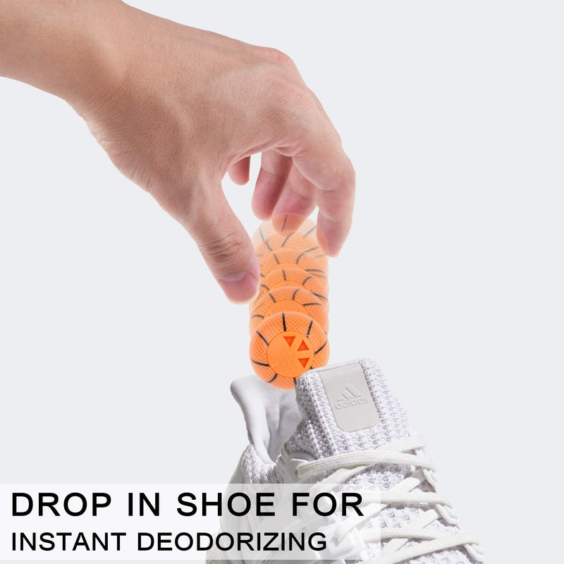 [Australia] - MAXIMILIAN Shoe Deodorizer Balls 6 Pack - Odor Eliminator, Freshener for Sneakers, Gym Bags, Lockers and Drawers Yellow 