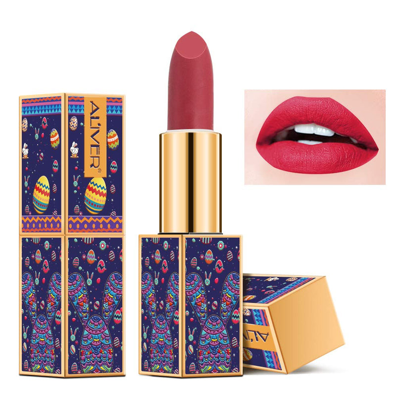 [Australia] - 3pcs Matte Lipstick Set, Durable Lip Gloss Set Natural Nude and Dark Red Lipsticks,long lasting Lipstick Gift Sets 