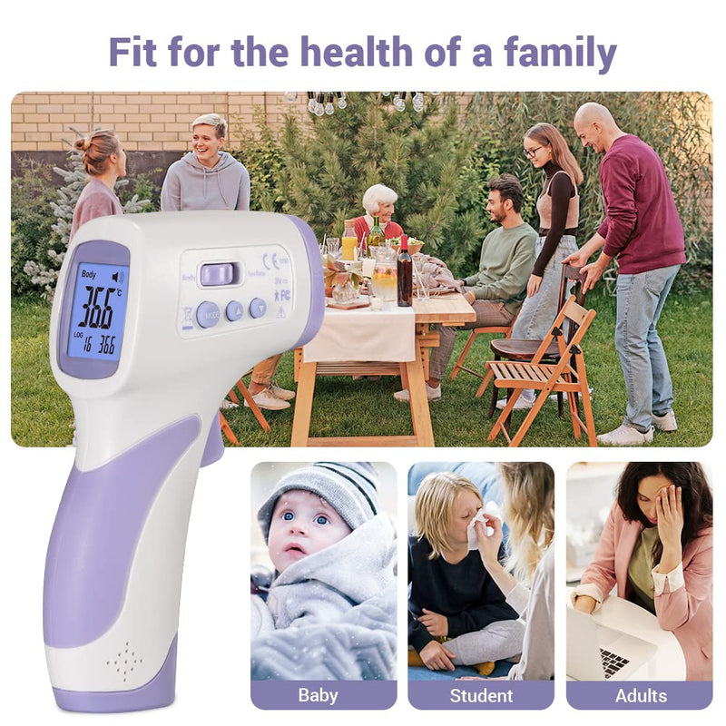[Australia] - CEM DT-8806H, thermometer for forehead,No-Touch Forehead Thermometer for Adults and Kids,FDA CE ,Large LED Display and Gentle Vibration Alert (PT3) 